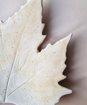 Farfurie Cream Leaf